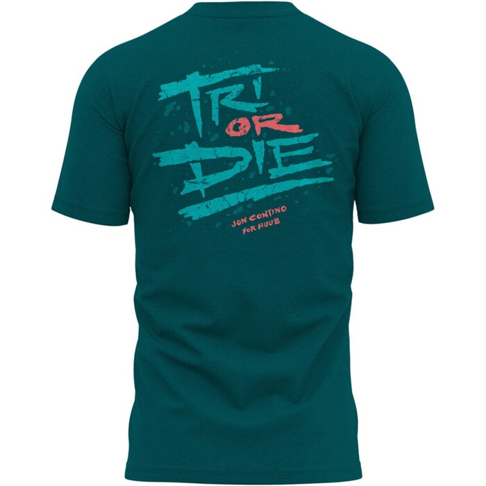 2024 Huub Tri Or Die T-Shirt CONTTODTE - Teal